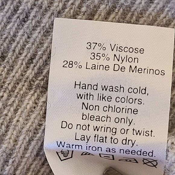 J. Crew Women's Sweater Pullover Pink Sequin Striped Merino Wool White Medium - Picture 11 of 12